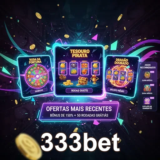 Imagem do site 333bet com destaque para a página inicial, apresentando apostas e promoções atuais.