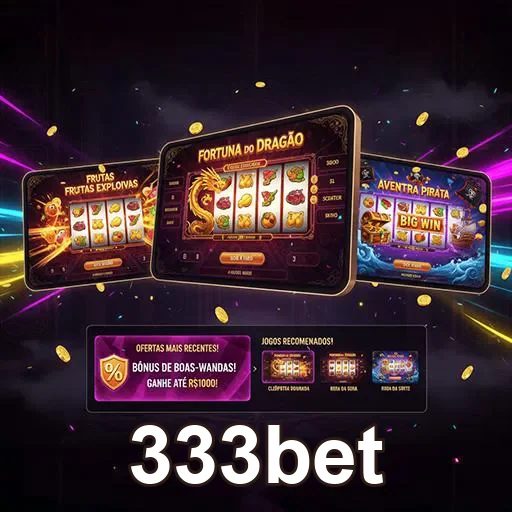 Imagem do site 333bet com destaque para apostas esportivas e o logo da 333bet na tela inicial.
